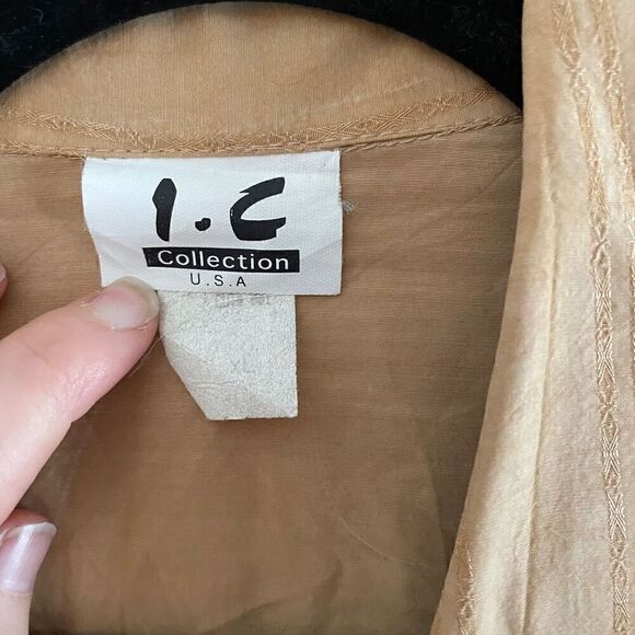 Vintage Silk Embroidered Blazer Clean Girl Quiet Luxury - Picture 5 of 10